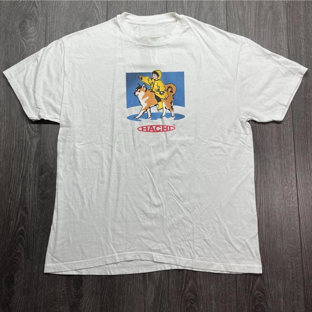 White Hachi Surfing T-Shirt